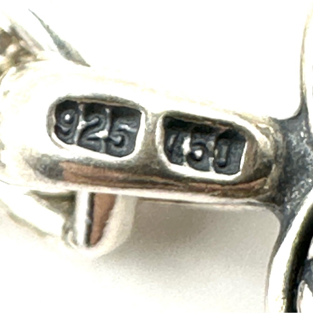 Lagos Caviar Two Tone Silver & 18 Kt Gold Reversible Heart Charm Bracelet - Picture 8 of 9